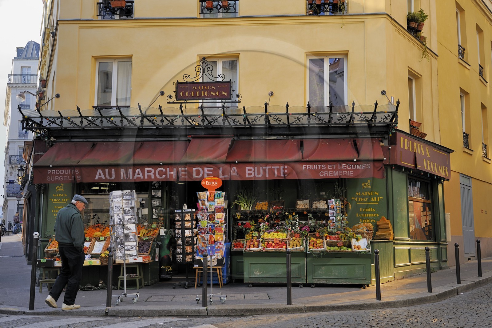 France, Paris (75), la Butte Montmartre, la Maison Collignon épicerie d'Amélie Poulain