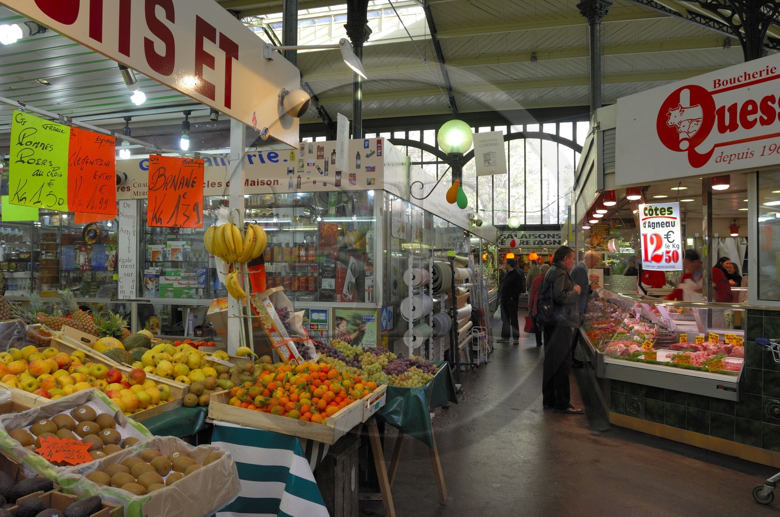 France, Paris (75), le Marché Saint-Quentin
