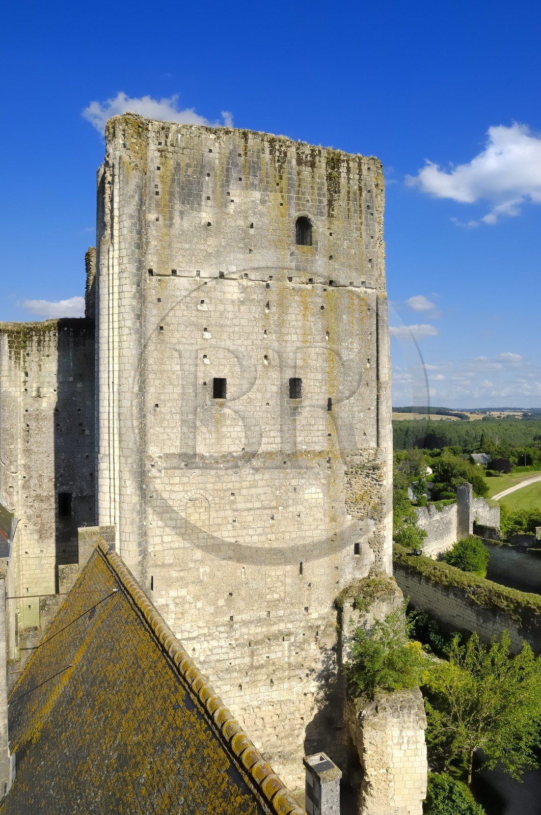 France, Indre-et-Loire (37), Loches, le donjon de la forteresse féodale