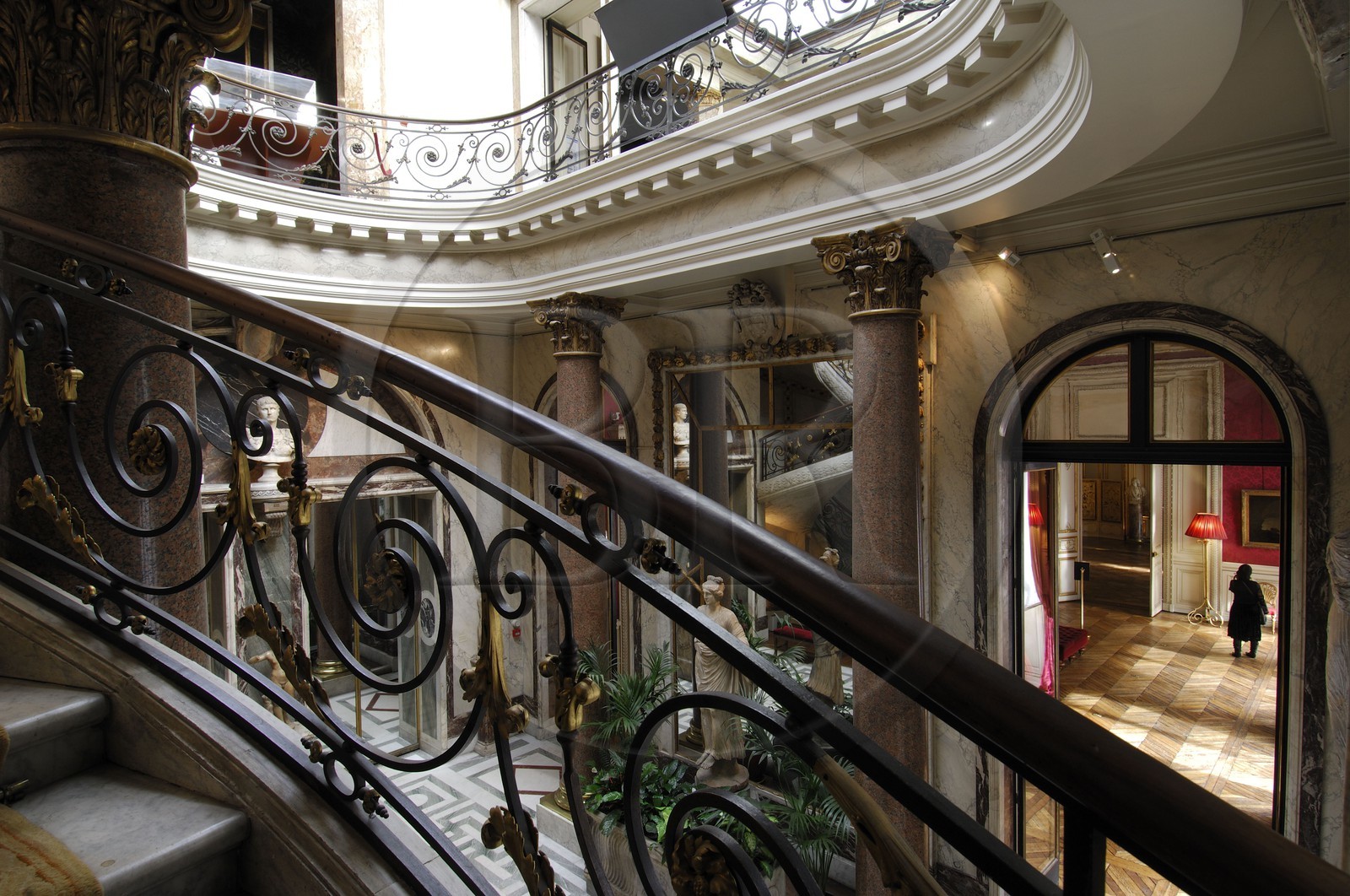 France, Paris (75), musée Jacquemart André, le jardin d'hiver
