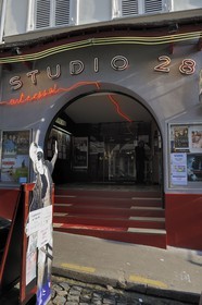 France, Paris (75), la Butte Montmartre, le cinema studio 28