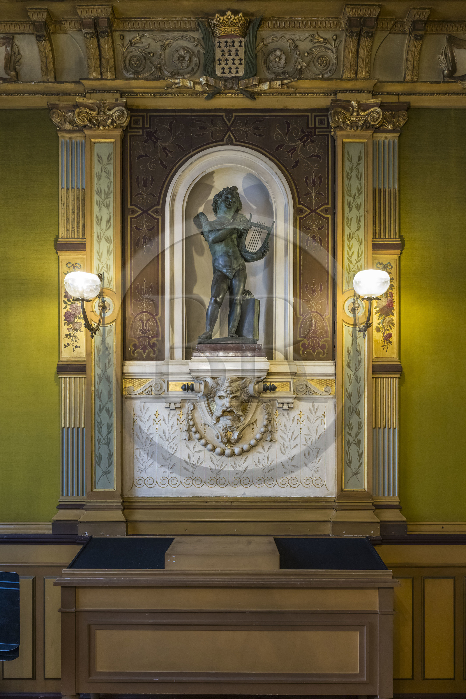 France, Loire-Atlantique (44), Nantes, quartier de Graslin, le théâtre Graslin et opéra