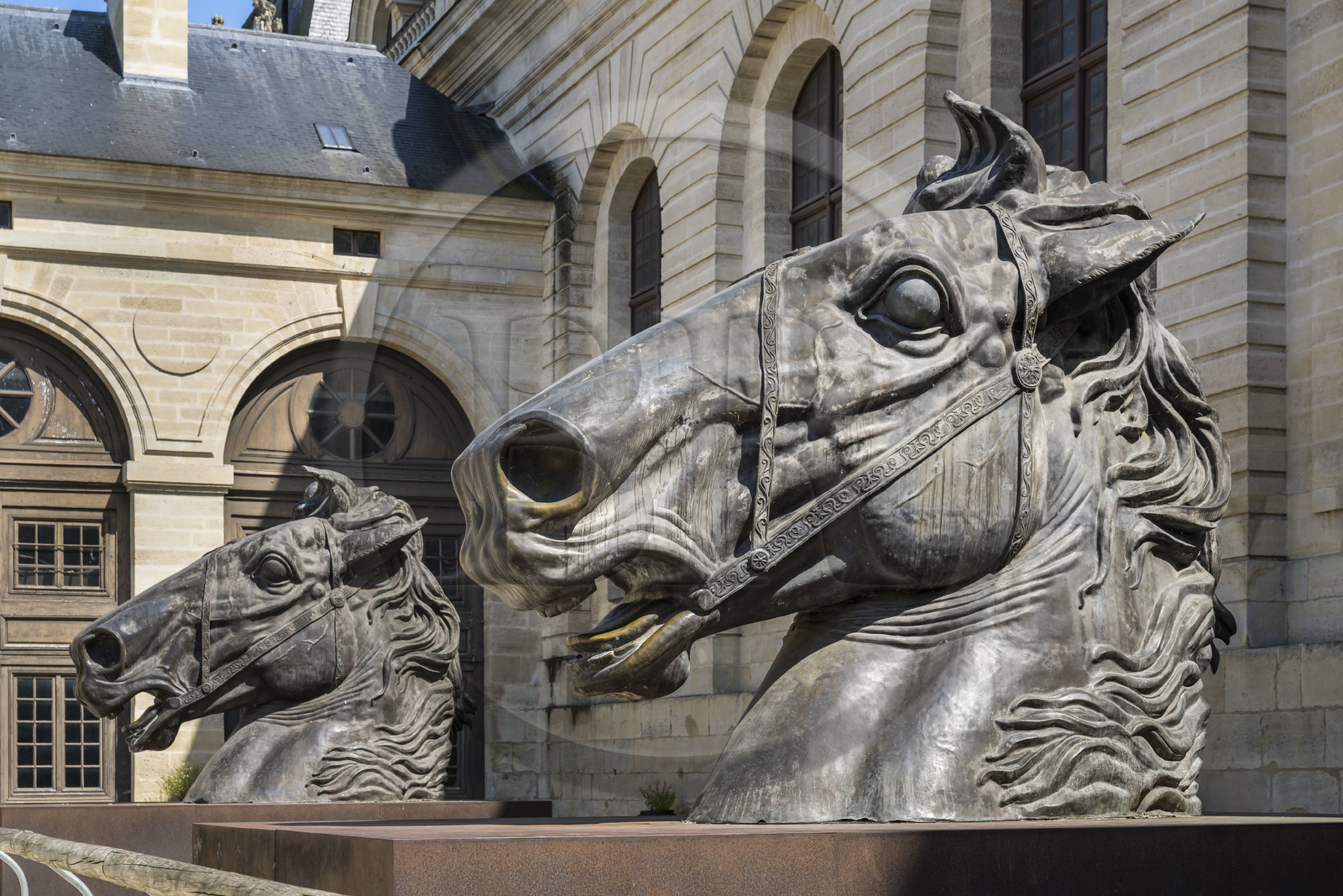 France, Oise (60), Chantilly, le chateau de Chantilly, les Grandes Ecuries, musée du Cheval