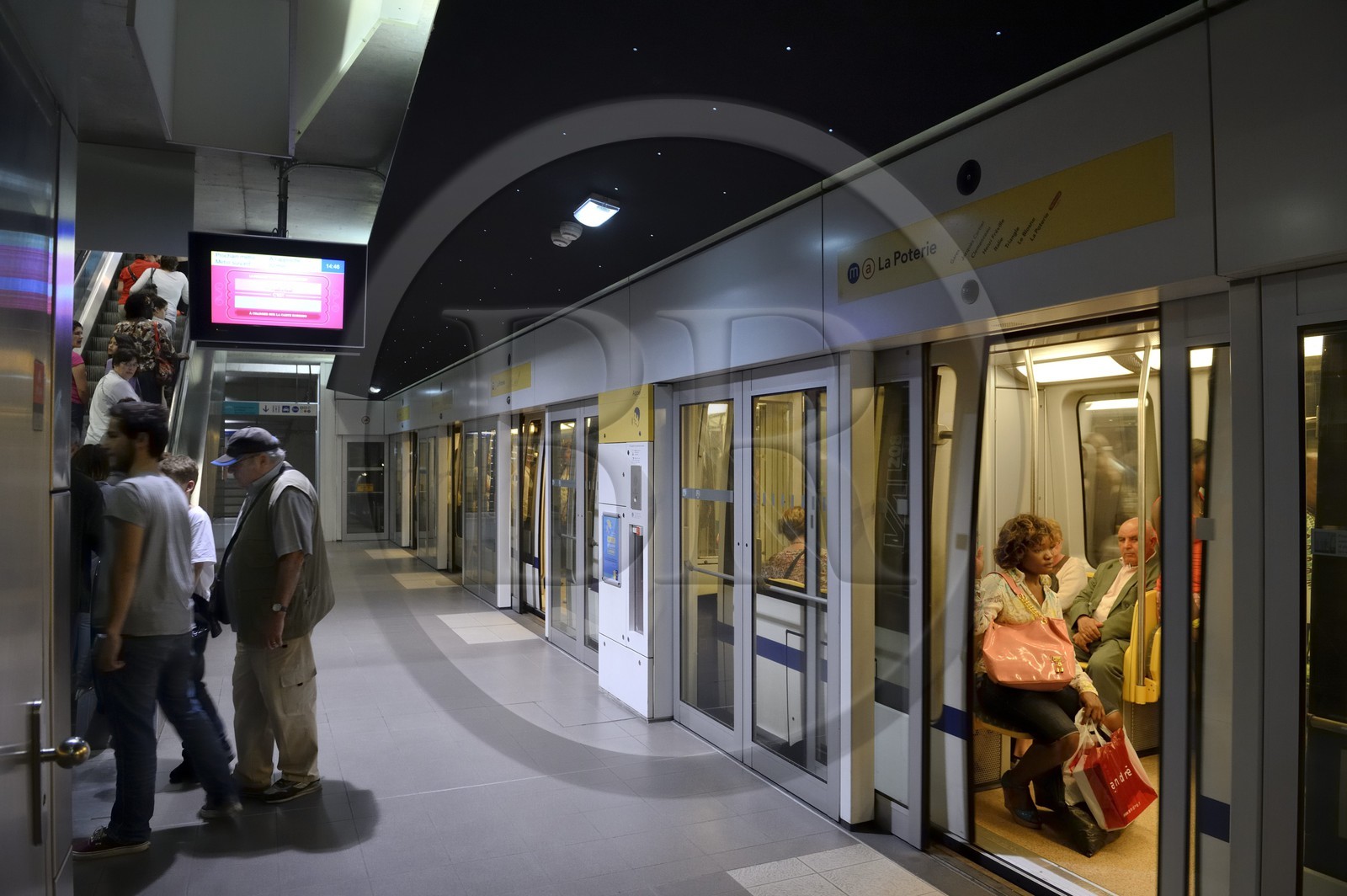 France, Ille-et-Vilaine (35), Rennes, le metro automatique