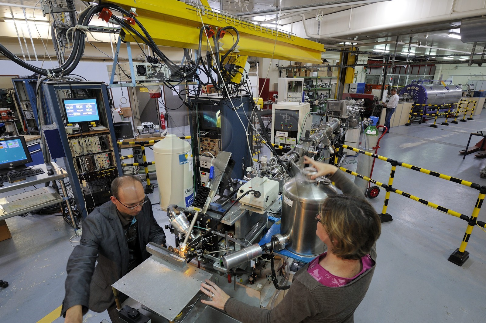 France, Paris (75), Laboratoire du Centre de recherche et de restauration des musées de France (C2RMF), AGLAE l'unique accélérateur de particules dédié au patrimoine