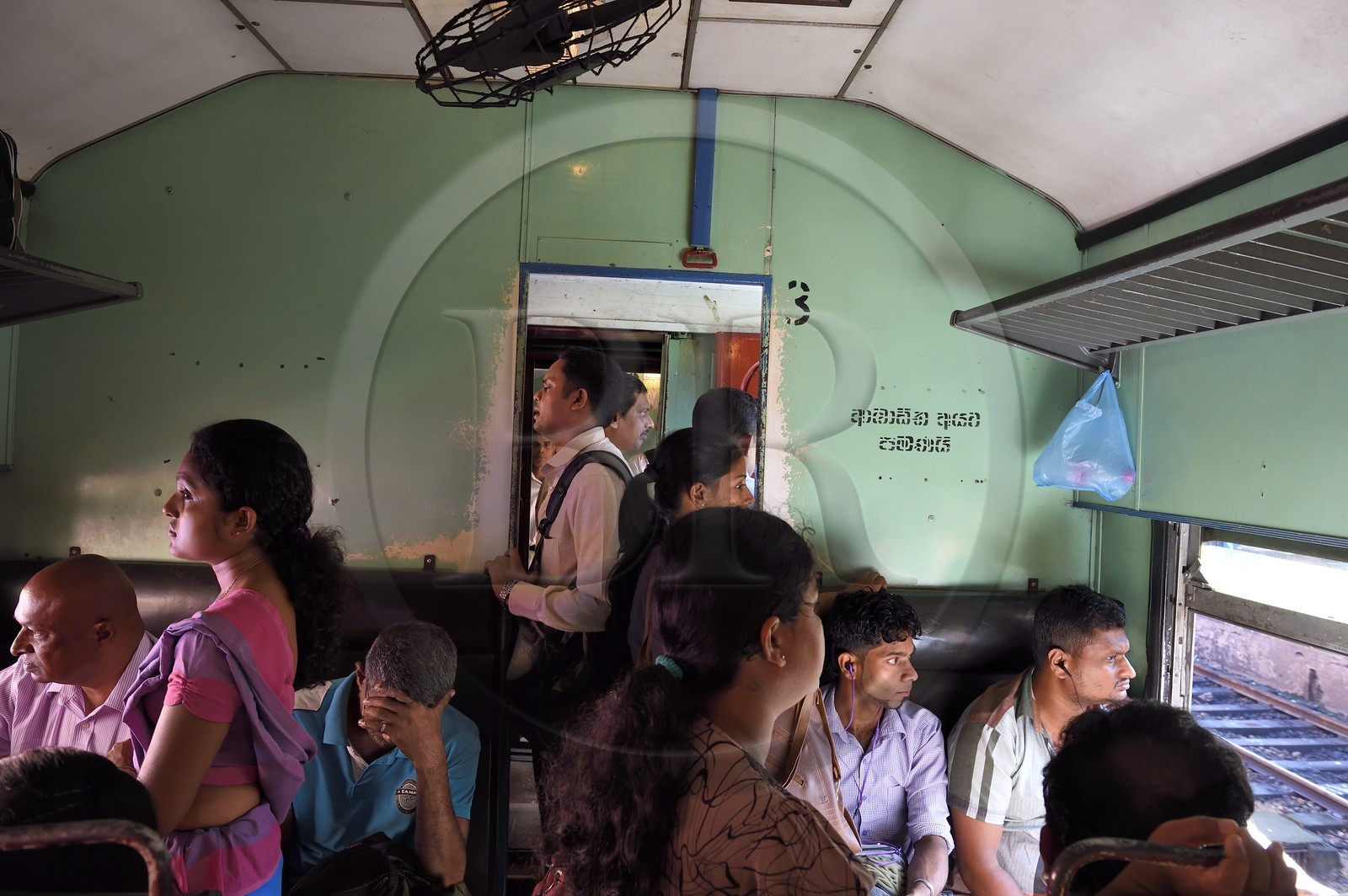 Sri Lanka, Colombo, gare de Maradana