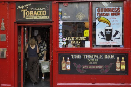 Irlande, Dublin, quartier de Temple Bar