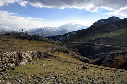 Azerbaïdjan, région de Quba (Guba), chaine de montagne du Grand Caucase, randonnée entre le village de Qalaxudat et de Giriz