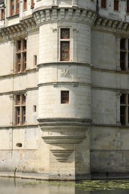 France, Indre-et-Loire (37), Vallée de la Loire classée Patrimoine Mondial de l' UNESCO, château d' Azay-le-Rideau