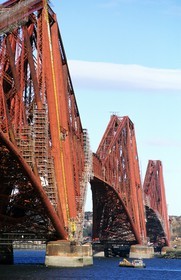 Royaume-Uni, Ecosse, Firth of Forth, Forth railway bridge (pont ferroviaire de Forth)