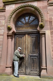 France, Bas-Rhin (67), Westhoffen, l'ancienne synagogue