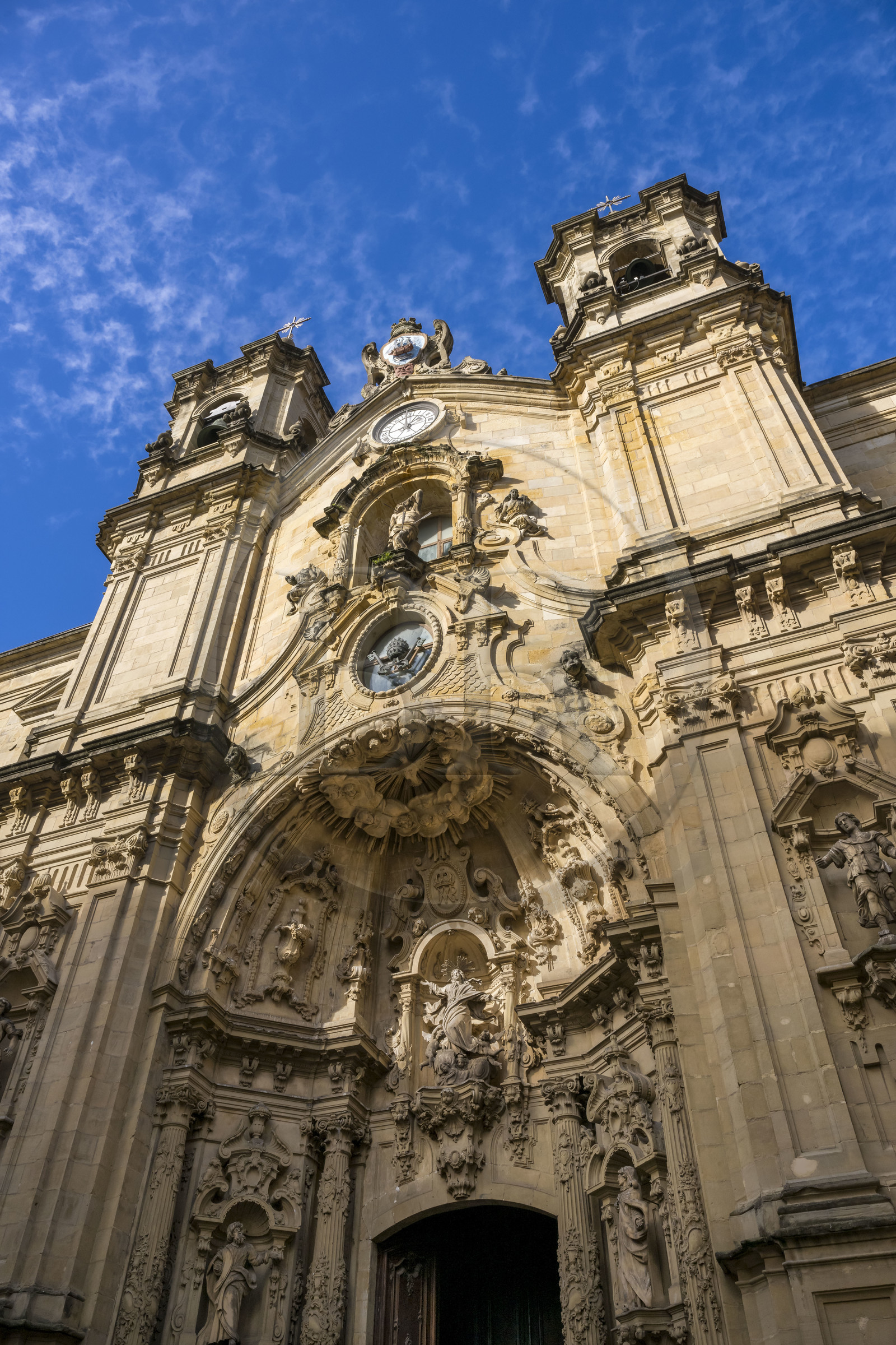 Espagne, province du Guipuscoa (Gipuzkoa), Saint-Sébastien (Donostia), Basilique Sainte-Marie du Chœur (Basilica de Nuestra Senora del Coro)