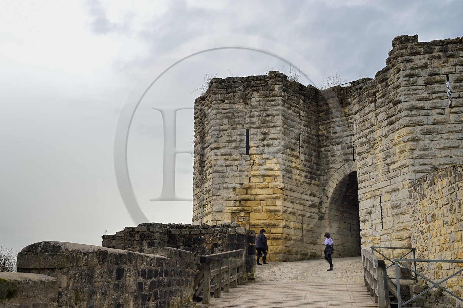 France, Aisne (02), Château-Thierry, la porte Saint-Jean de l'ancien Chateau