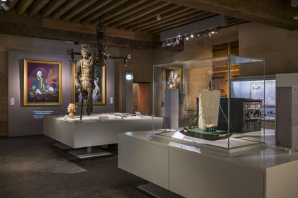 France, Loire-Atlantique (44), Nantes, quartier du Bouffay, le chateau des Ducs de Bretagne, Musée d'histoire de Nantes, salles consacrées à la traite négrière