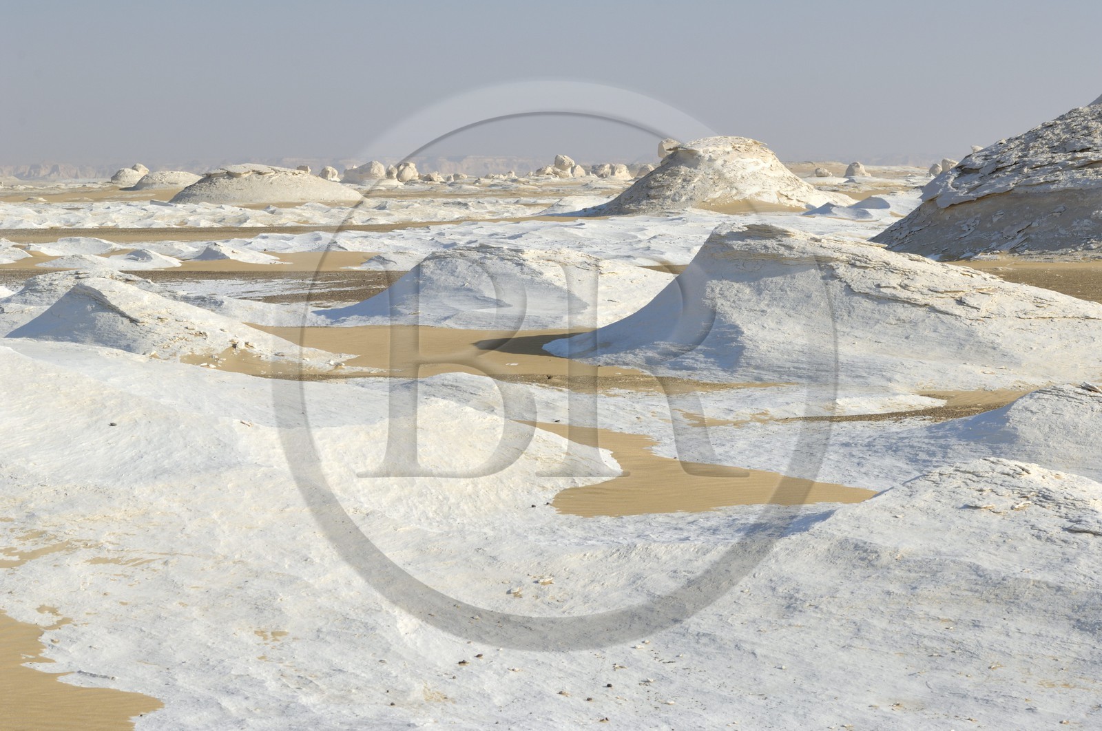 Egypte, désert libyque, le Désert Blanc au nord de Farafra