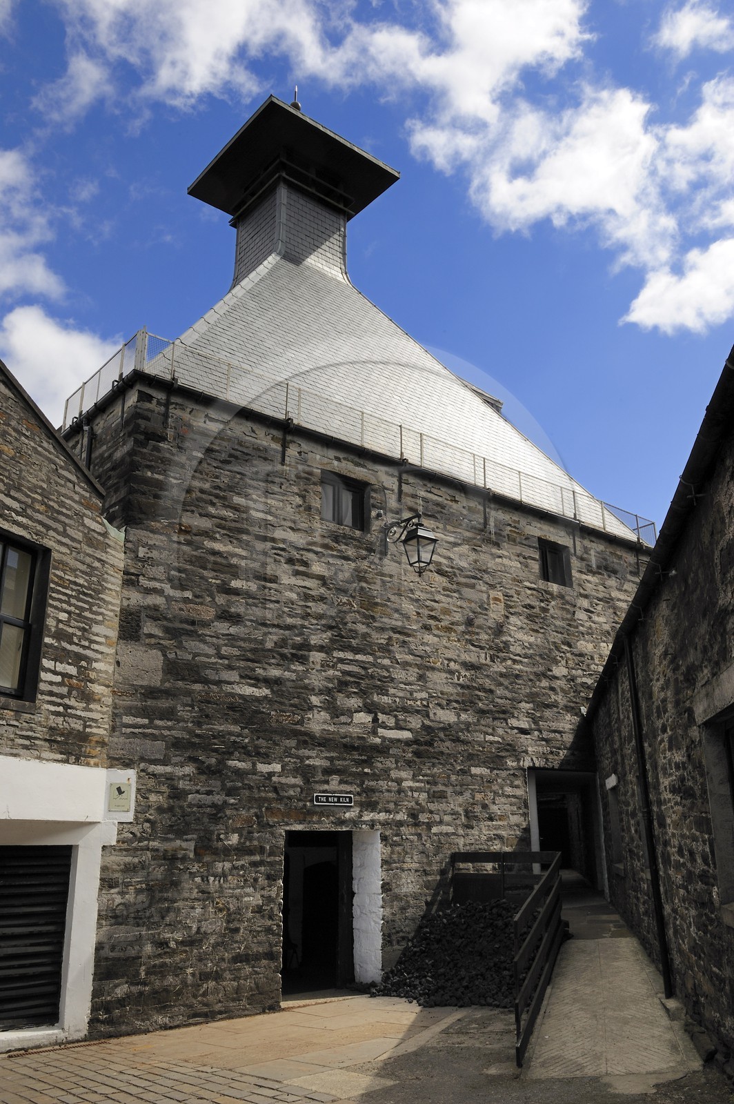 Royaume-Uni, Ecosse, Iles Orcades, Kirkwall, distillerie de whisky Highland Park