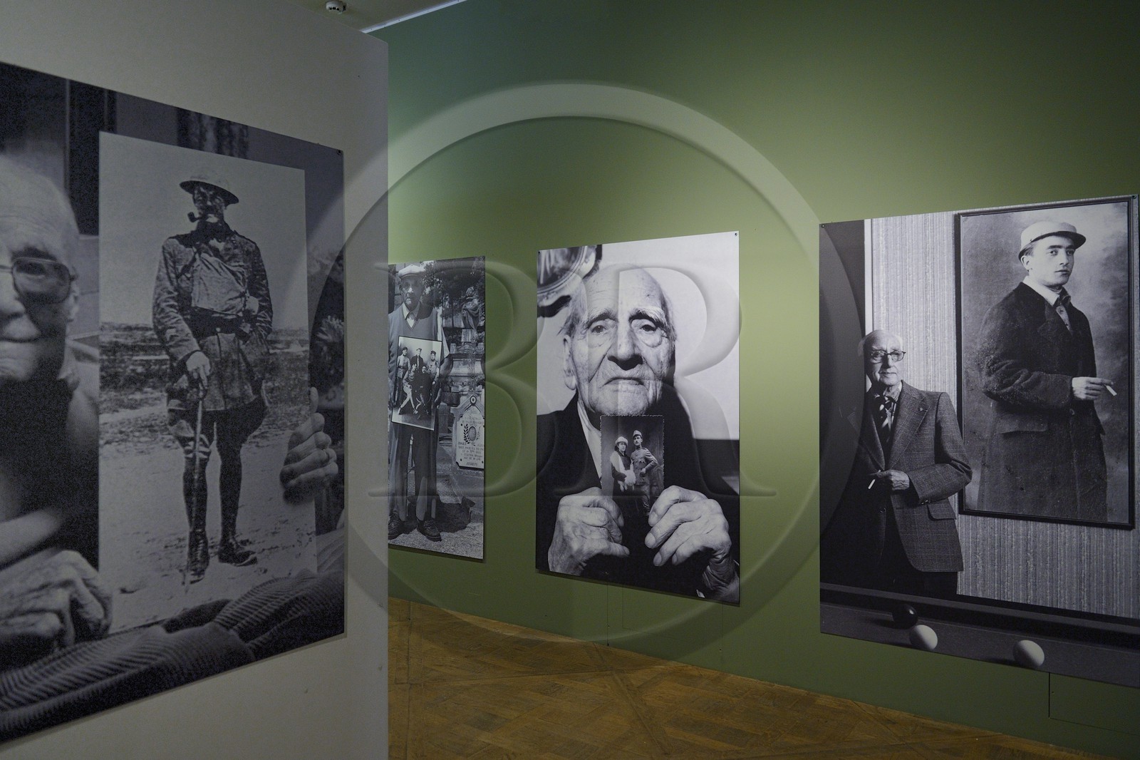 France, Meuse (55), Verdun, Ville Haute, le centre mondial de la Paix, des Libertés et des Droits de l'Homme, exposition de Photographies Visages de la Grande Guerre de Didier Pazery
