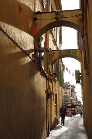 France, Var (83), Fréjus, rue Saint François de Paule