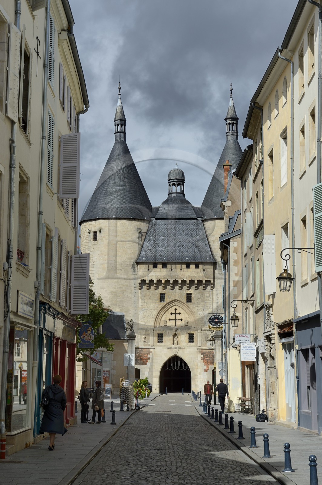 France, Meurthe-et-Moselle (54), Nancy, Porte de la Craffe, vestige des fortifications médiévales