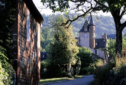 France, Corrèze (19), Collonges-la-Rouge, labellisé Les Plus Beaux Villages de France