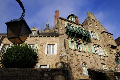 France, Manche (50), Mont-Saint-Michel, classé Patrimoine Mondial de l'UNESCO, l'ancienne maison de la Mère Poulard
