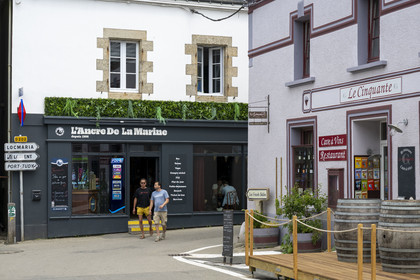 France, Morbihan (56), Ile de Groix, Le Bourg, centre du village