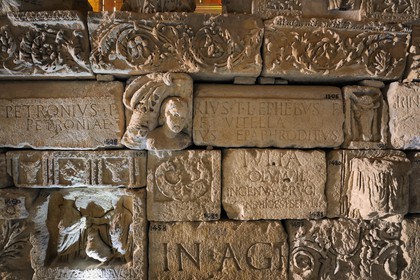 France, Aude (11), Narbonne, musée Lapidaire dans l’église désaffectée Notre Dame de Lamourguier