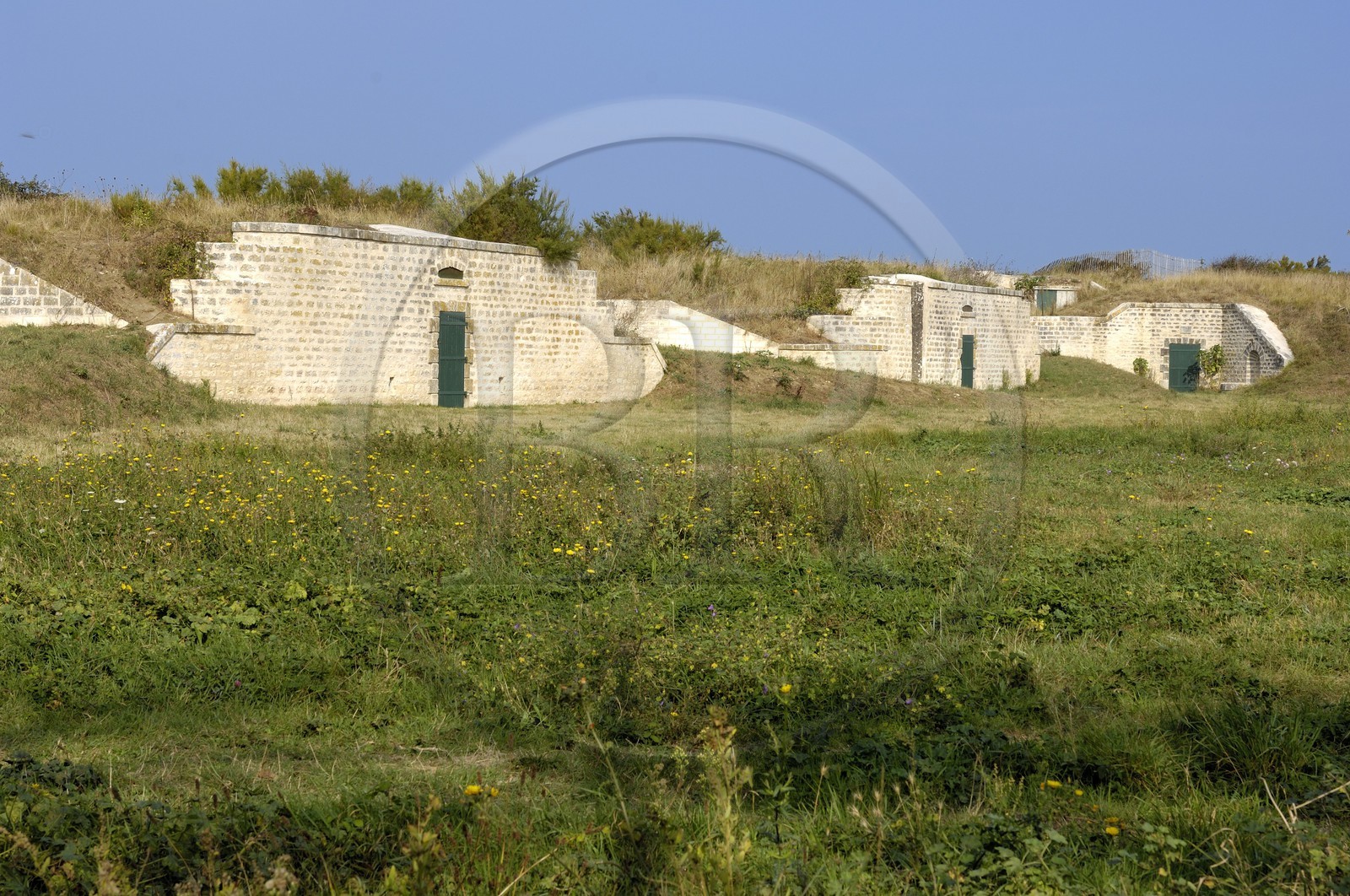 France, Charente-Maritime (17), Ile d'Aix, batterie de Jamblet