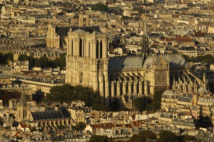 France, Paris (75), Ile de la Cité, cathédrale Notre-Dame de Paris