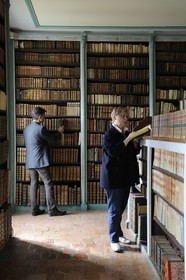 France, Côte d'Or (21), Semur-en-Auxois, la bibliothèque (historique) de la ville
