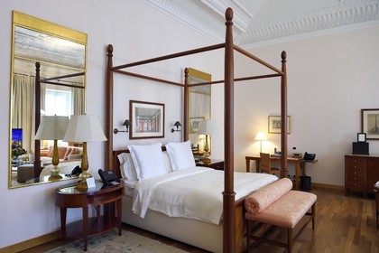 Italie, Lombardie, Milan, Quadrilatère de la Mode (Quadrilatero della moda), Four Seasons Hotel Milano, la suite Renaissance