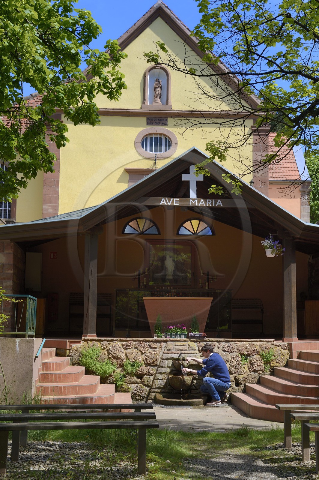 France, Moselle (57), Danne-et-Quatre-Vents, chapelle Notre-Dame de Bonne-Fontaine