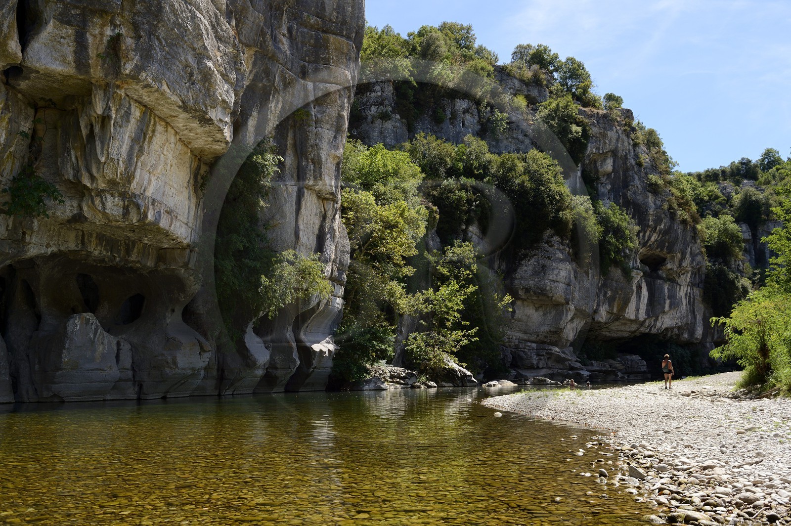 France, Ardèche (07), Gorges de l'Ardèche, Labeaume, gorges de la rivière La Beaume