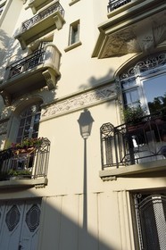 France, Allier (03), Vichy, immeuble de style art Déco au 102 boulevard des Etats-Unis