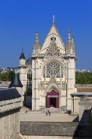 France, Val-de-Marne (94), Vincennes, le château de Vincennes, la Sainte Chapelle