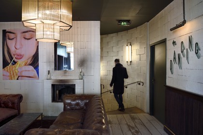 France, Paris (75), Quartier de Barbès, la Brasserie Barbès