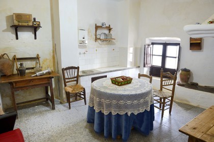 Espagne, Andalousie, province de Grenade, village de Yegen dans la region des Alpujarras, petit musée consacré à l'écrivain britannique Gerald Brenan dans les années 1920
