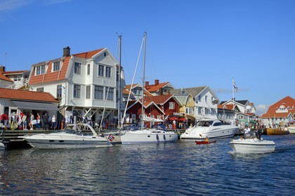 Suède, Västra Götaland, port de Smögen