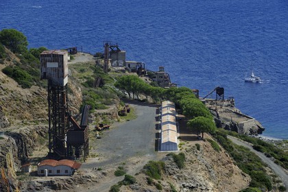 Italie, Toscane, l’Ile d’Elbe, Capoliveri, l'ancienne mine de fer de la société Calamita