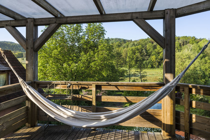 France, Bas-Rhin (67), Parc naturel régional des Vosges du Nord, Obersteinbach, Hotel Alsace-Village