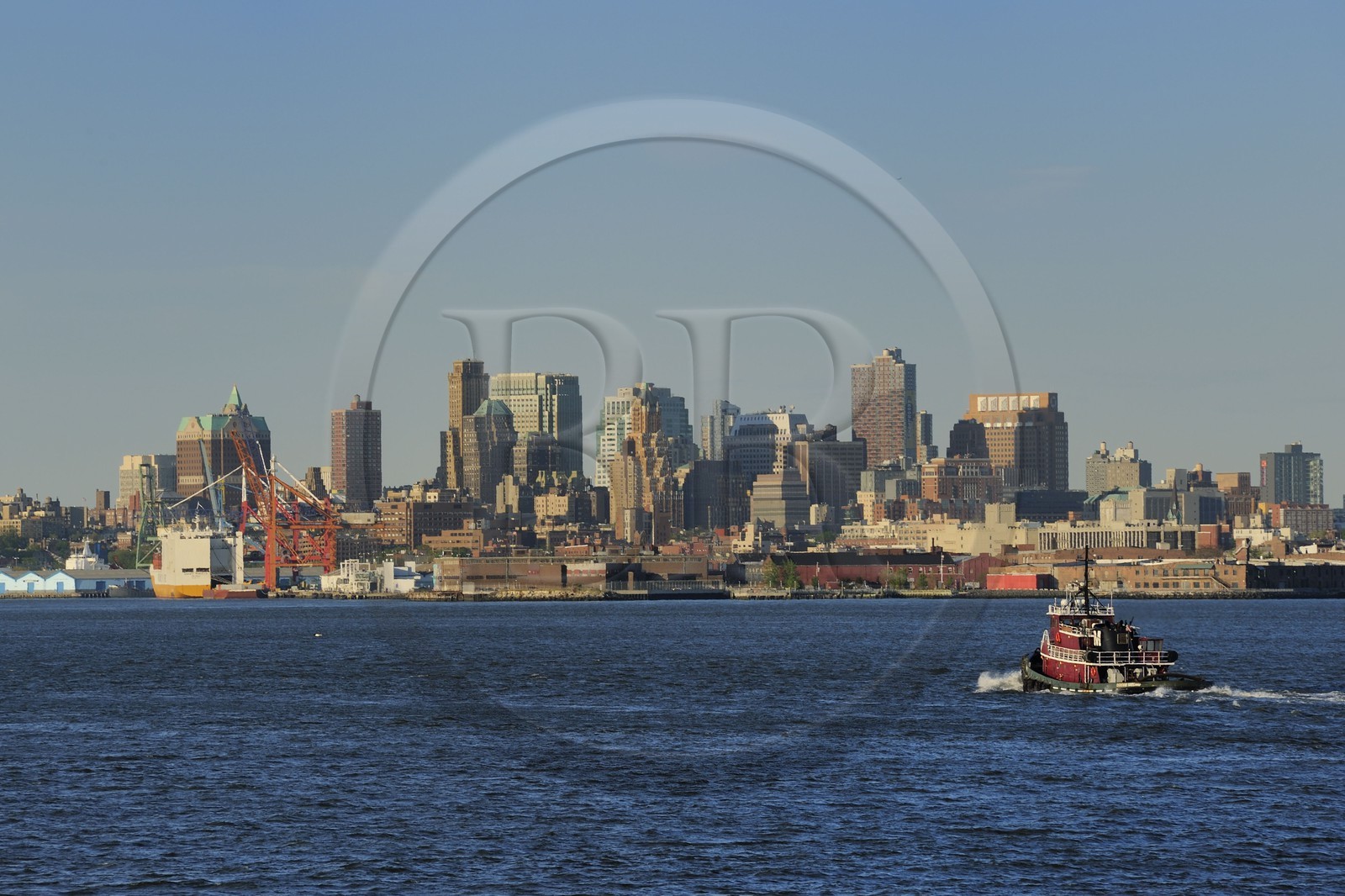 Etats-Unis, New York, Brooklyn et son port au premier plan