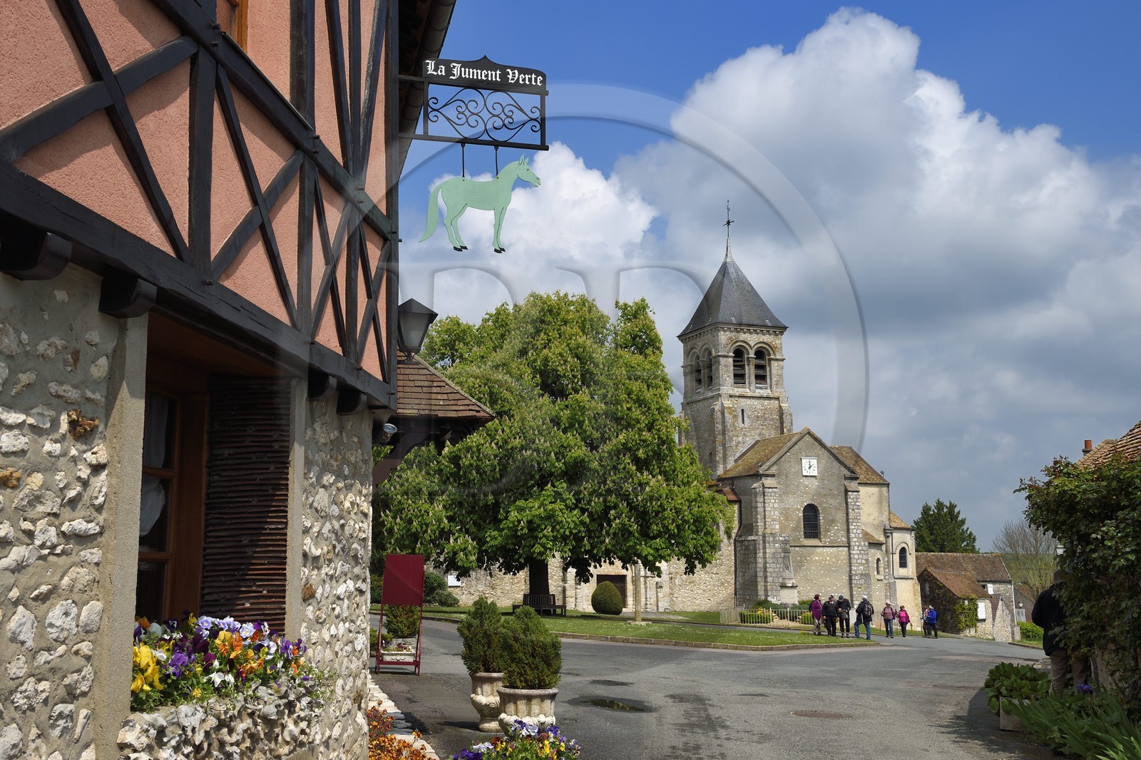 France, Yvelines (78), Montchauvet, l'église Sainte Marie-Madeleine