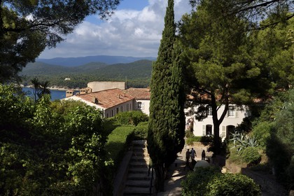 France, Var (83), Bormes les Mimosas, Fort de Brégançon, résidence officielle du président de la République