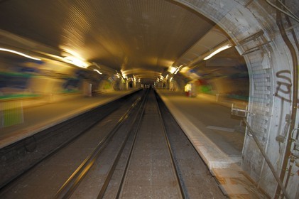 France, Paris  (75) le metro parisien