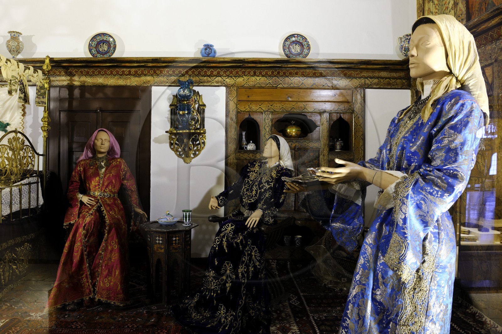 Turquie, Anatolie centrale, Ankara, le musée ethnographique, chambre de circoncision