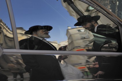 France, Paris (75), la rue des Rosiers dans le quartier juif