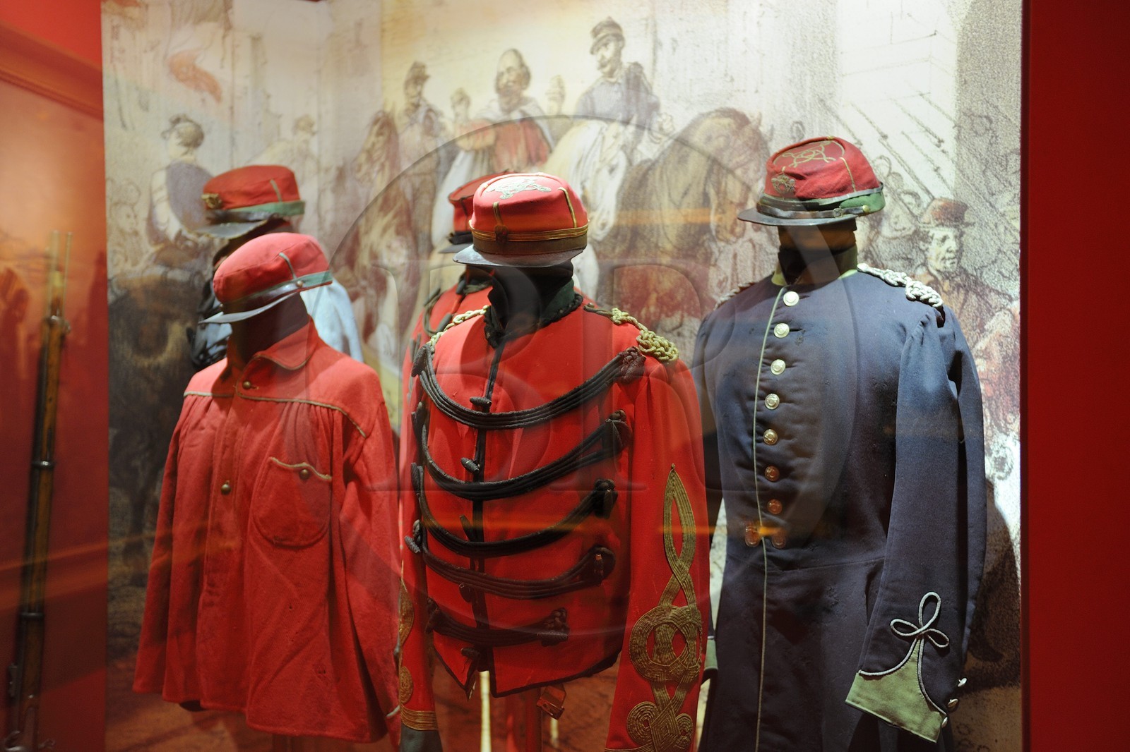 Italie, Lombardie, Milan, musée du Risorgimento (Museo del Risorgimento), la célèbre chemise rouge portée par tous les soldats de Garibaldi