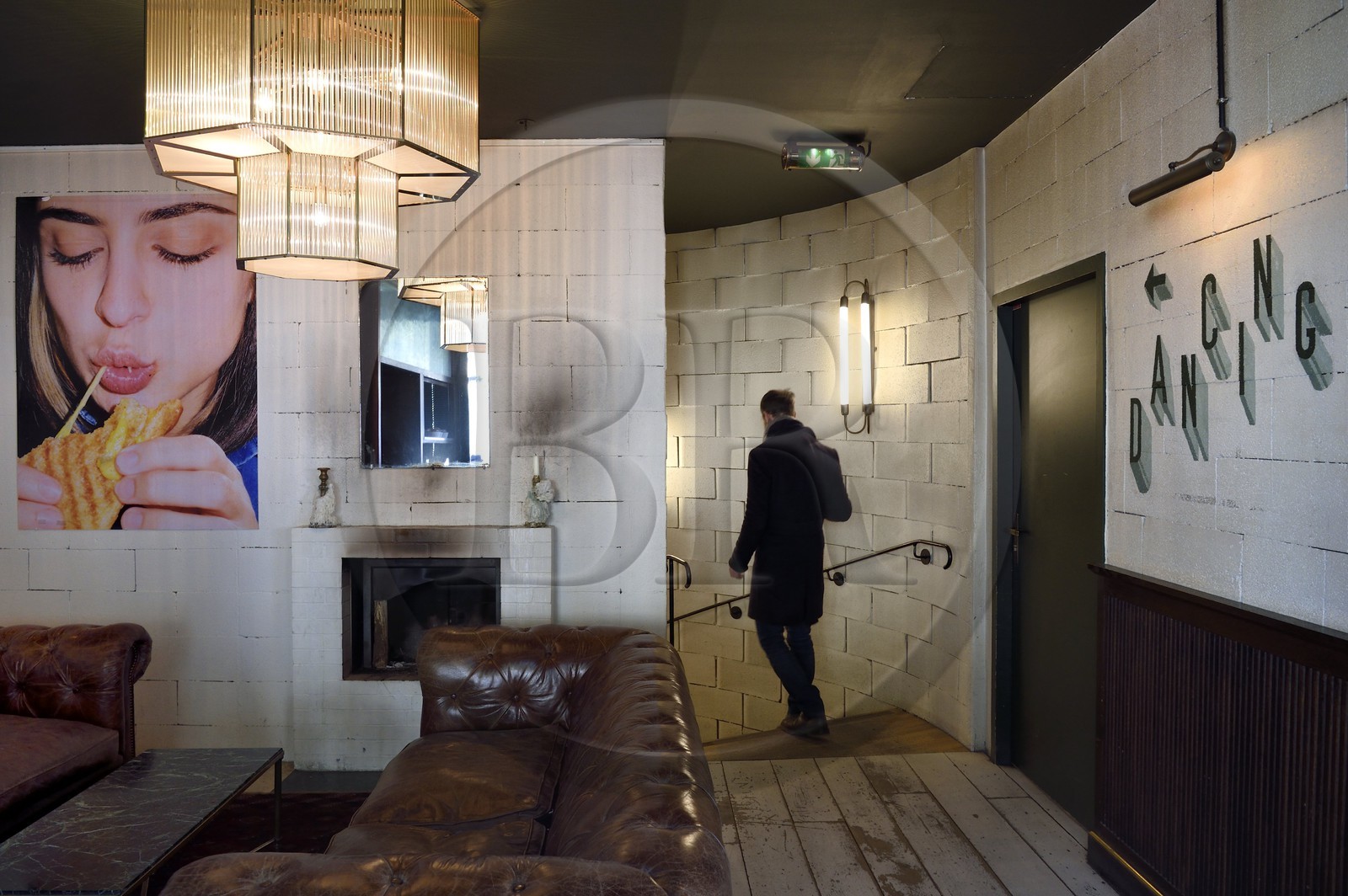 France, Paris (75), Quartier de Barbès, la Brasserie Barbès