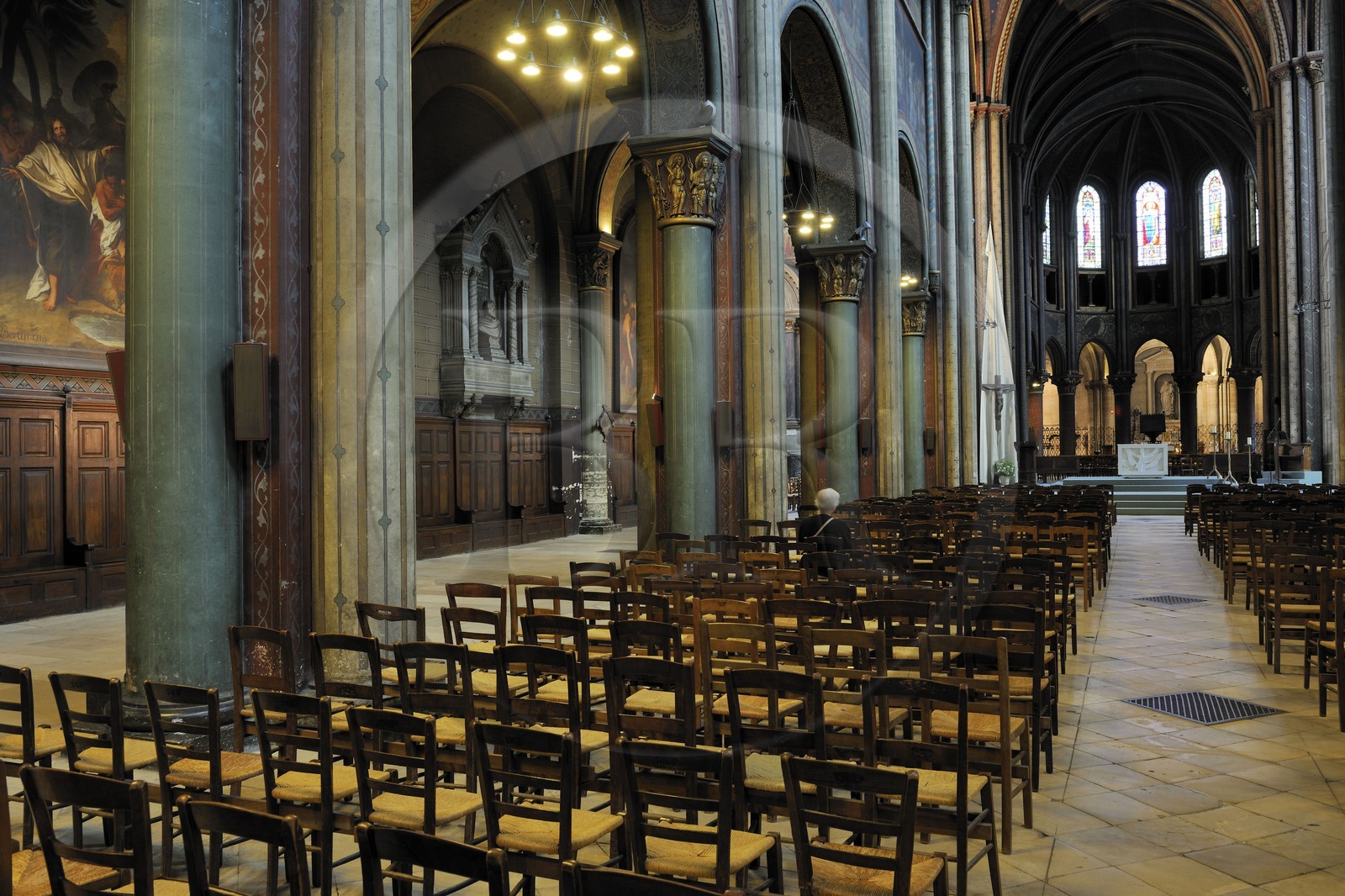 France, Paris (75), église Saint-Germain-des-Prés