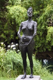 Suisse, canton du Valais, Martigny, Fondation Pierre Gianadda, Germaine Richier, La Vierge folle, bronze, 1946